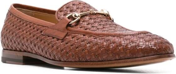 Scarosso Alessandro leren loafers Bruin