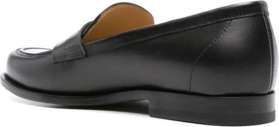 Scarosso Austin leren loafers Zwart