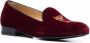 Scarosso Becky fluwelen slippers Rood - Thumbnail 2