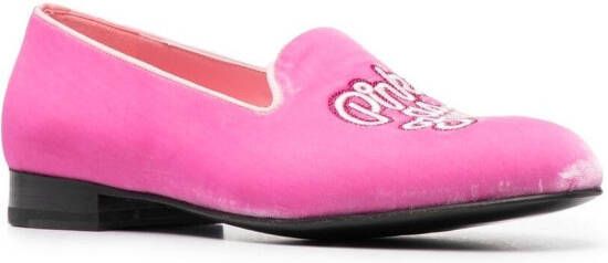 Scarosso Brian Atwood Nolita slippers Roze