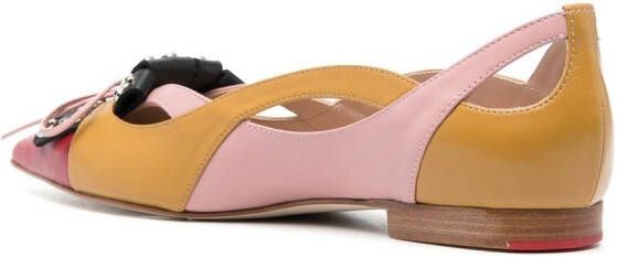 Scarosso Candy leren pumps Roze