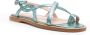 Scarosso Carol metallic sandalen Groen - Thumbnail 2