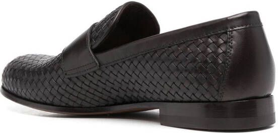 Scarosso Delfina leren loafers Bruin