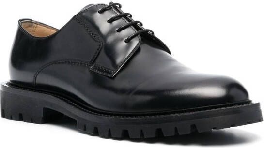 Scarosso Derby schoenen met chunky zool Zwart