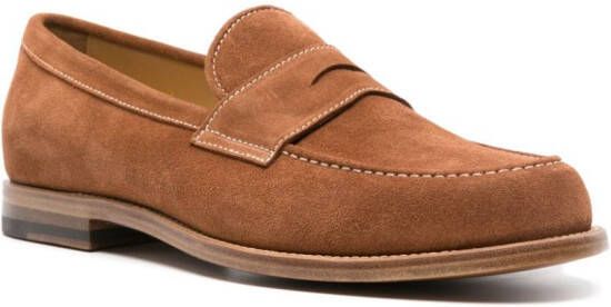 Scarosso Edward suède loafers Bruin