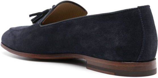 Scarosso Flavio suède loafers Blauw