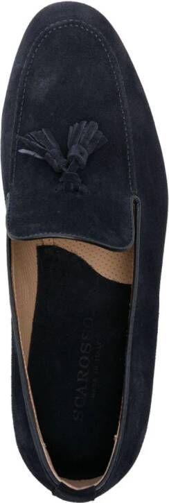 Scarosso Flavio suède loafers Blauw