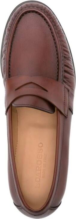 Scarosso Fred leren loafers Bruin