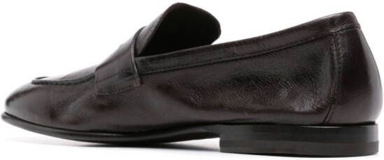 Scarosso Gregory leren loafers Bruin