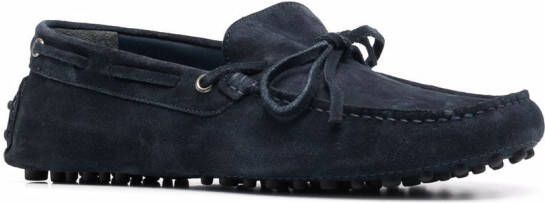 Scarosso James loafers met gestrikte sluiting Blauw