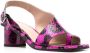 Scarosso Jill sandalen met slangenhuid-effect Roze - Thumbnail 2