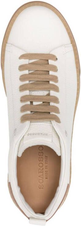 Scarosso Joseph leren sneakers Wit