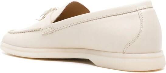 Scarosso Leandra leren loafers Wit