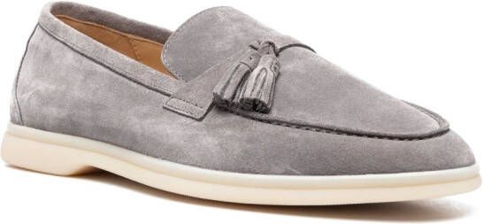 Scarosso Leandro loafers met kwastje Grijs