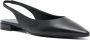 Scarosso Leren slingback ballerina's Zwart - Thumbnail 2