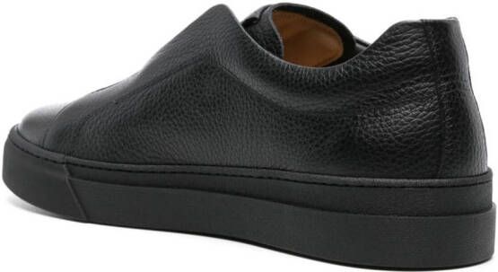 Scarosso Luca leren loafers Zwart