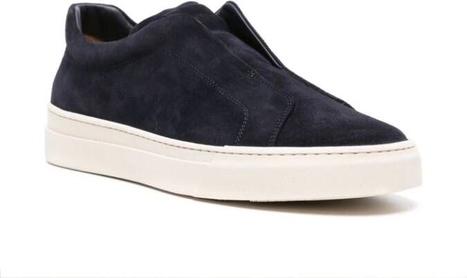 Scarosso Luca suède sneakers Blauw