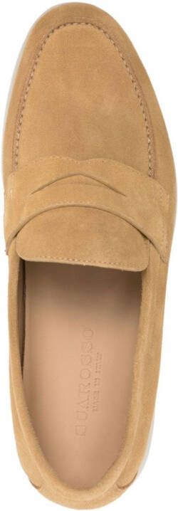 Scarosso Luciano suède loafers Beige