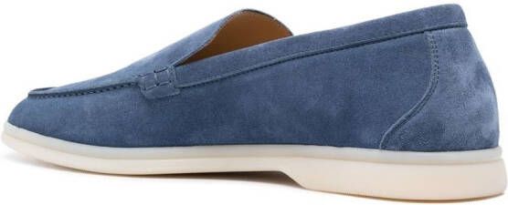 Scarosso Ludovico suède loafers Blauw