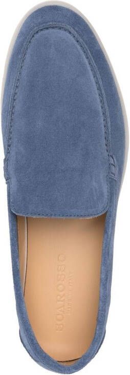 Scarosso Ludovico suède loafers Blauw