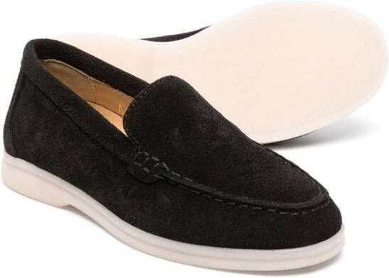 Scarosso Ludovico suède loafers Zwart