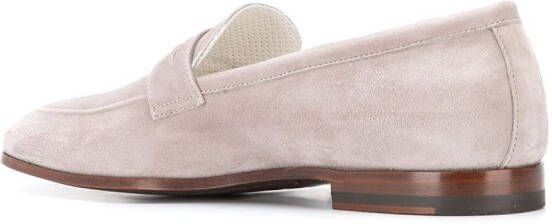 Scarosso Marzio loafers met amandelvormige neus Grijs