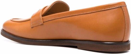 Scarosso Monica leren loafers Bruin