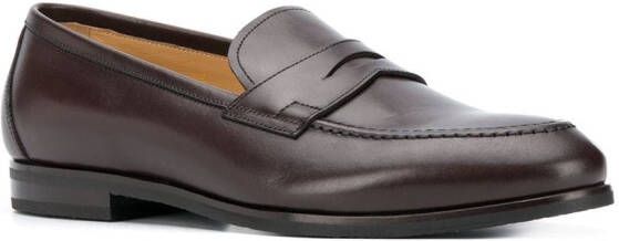 Scarosso Renato loafers met ronde neus Bruin