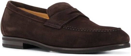 Scarosso Renato loafers met ronde neus Bruin