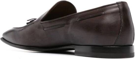 Scarosso Rodolfo leren loafers Bruin