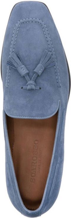 Scarosso Rodolfo suède loafers Blauw