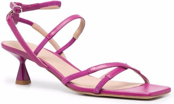 Scarosso Sally leren sandalen Roze