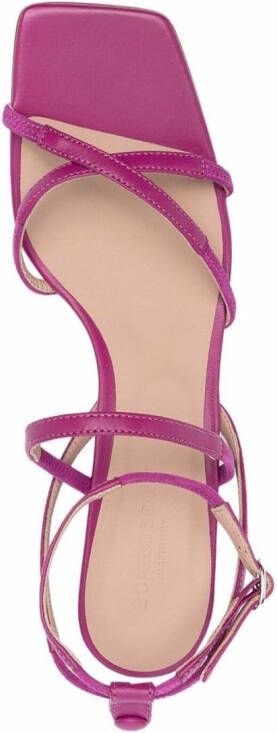 Scarosso Sally leren sandalen Roze