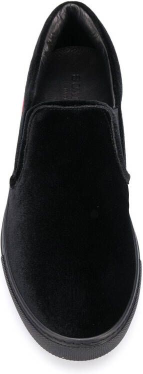 Scarosso Slip-on sneakers Zwart