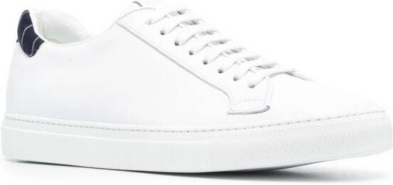 Scarosso Sneakers met krijtstreep Wit