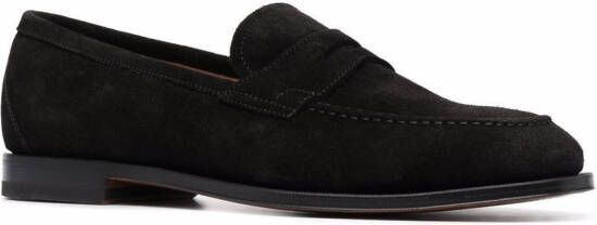 Scarosso Stefano leren loafers Zwart