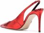 Scarosso Sutton elaphe pumps Rood - Thumbnail 3