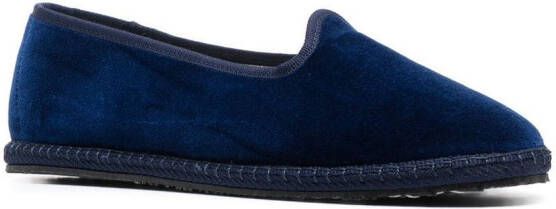 Scarosso Valentina slip-on slippers Blauw