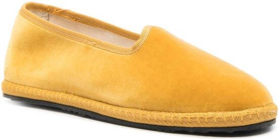 Scarosso Valentina slip-on slippers Geel