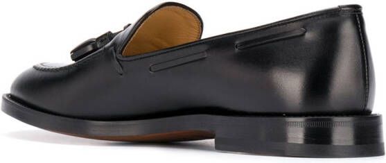 Scarosso William loafers met kwastje Zwart