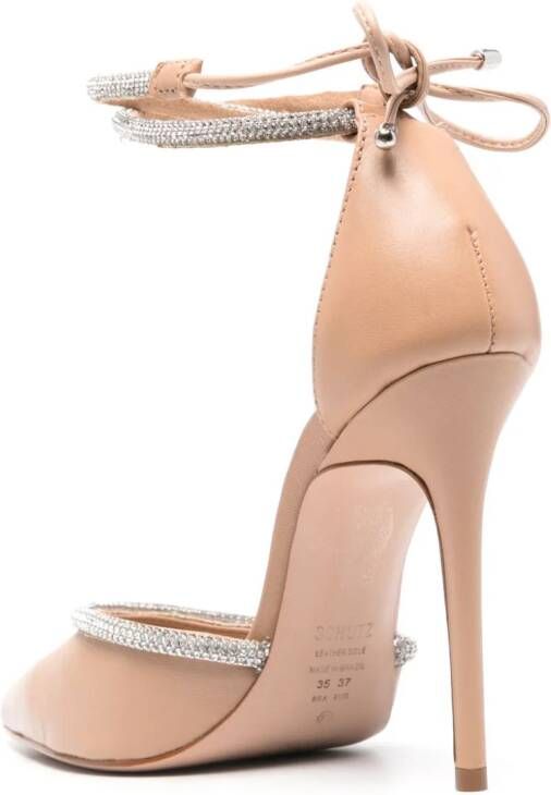 Schutz Carley Weekend leren pumps Beige