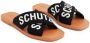 Schutz Slippers met logoprint Zwart - Thumbnail 2