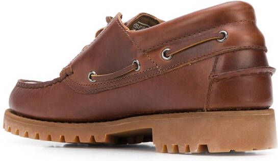 Sebago Acadia loafers met veters Bruin