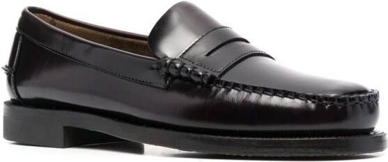 Sebago Leren loafers Bruin