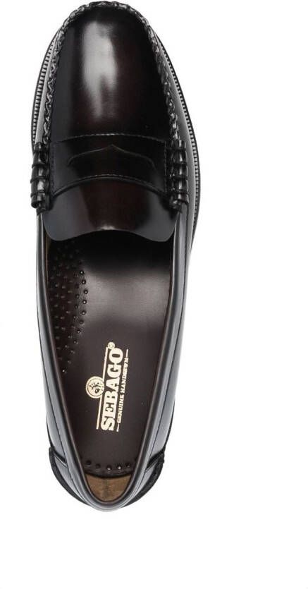 Sebago Leren loafers Bruin