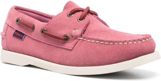 Sebago Loafers in bootstijl Roze