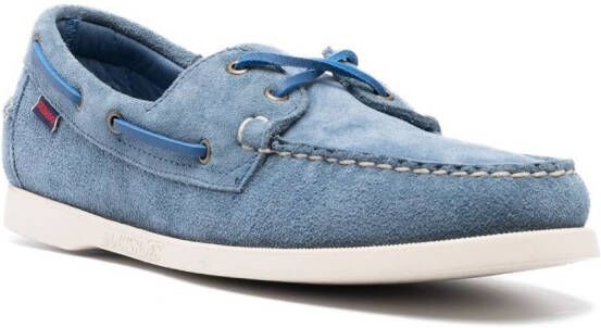 Sebago Suède bootschoenen Blauw