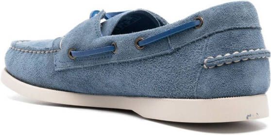 Sebago Suède bootschoenen Blauw