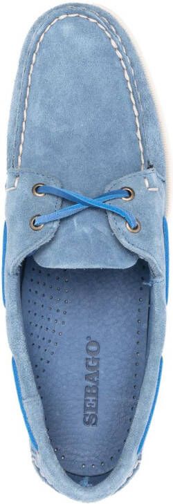 Sebago Suède bootschoenen Blauw