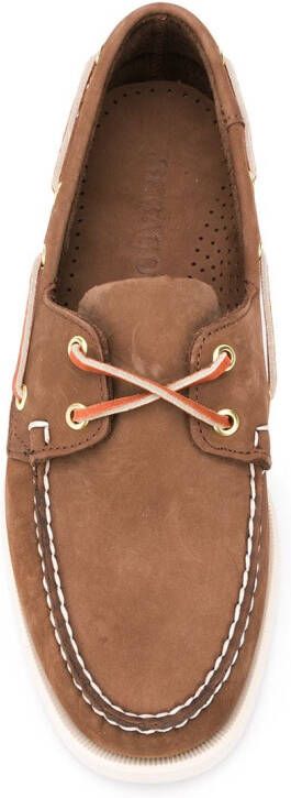 Sebago Dockside Portland bootschoenen Bruin